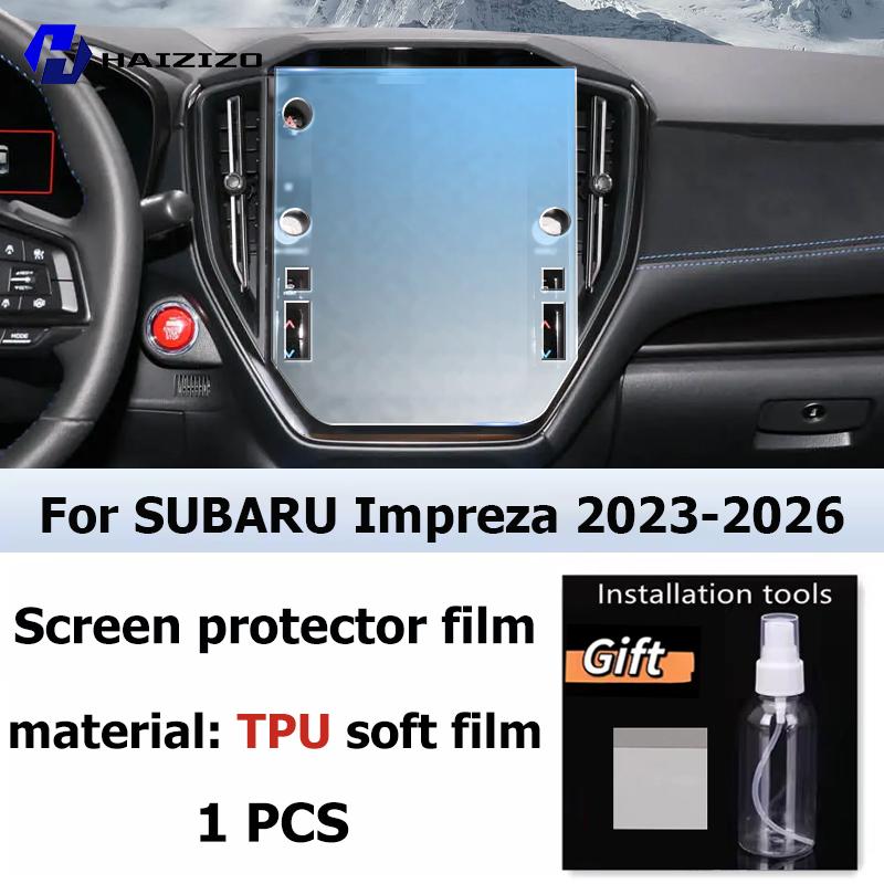 

For Subaru Impreza -2026 Car interior Matte Screen Protector console GPS Navigation LCD screene TPU film Scratch resistant Right-hand drive