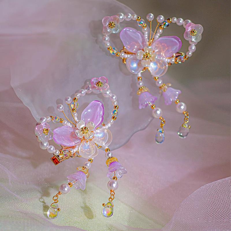 Ancient Style Tassel Hanfu Hair Accessories for Women & Girls - Chinese Princess Hair Clips