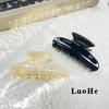 Luohe Ocean-Inspired Seashell Acetate Claw Clip - Elegant, High-End, Versatile Hair Accessory