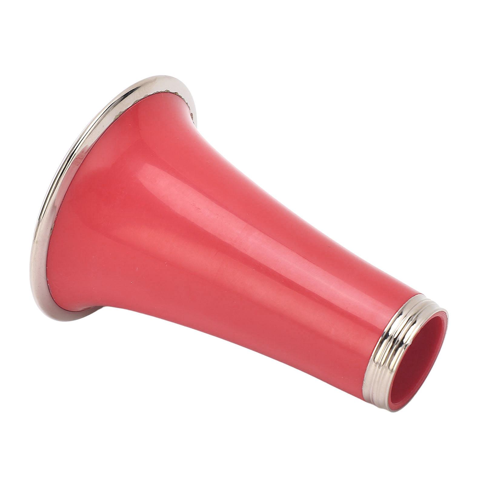 

Clarinet Bell Replacement ABS Plastic Nickel Plated Metal Ring Clarinet Speaker Horn Tube Wind розовый