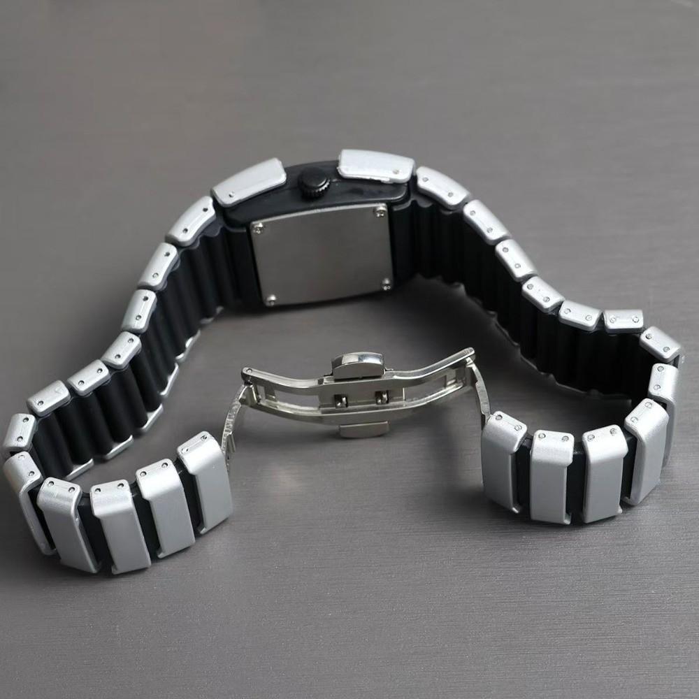 Plastic LED Electronic Watch Lightweight Wristwatch Special-Shaped Sports Watch  Casual Wear