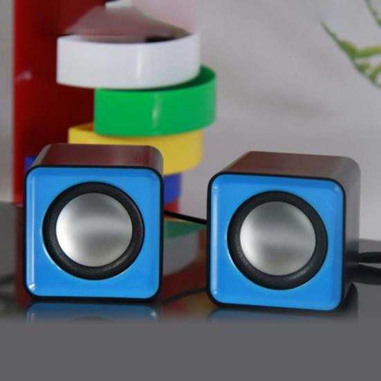 Mini přenosný USB 2.0 kabelový hudební reproduktor pro stolní počítač PC