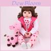 Stunningly Realistic 18.9/22.8" Baby Reborn Doll With Soft Vinyl Silicon Head And Limbs