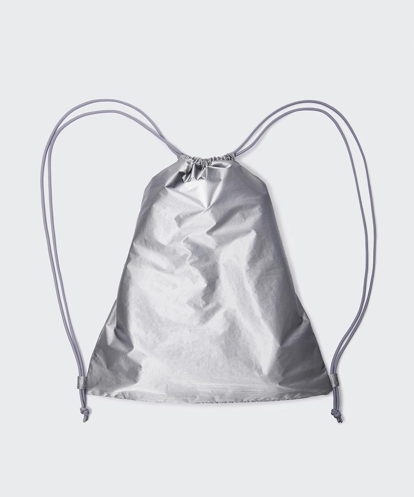 Musinsa Standard Woman Shiny Gym Sack [Silver]