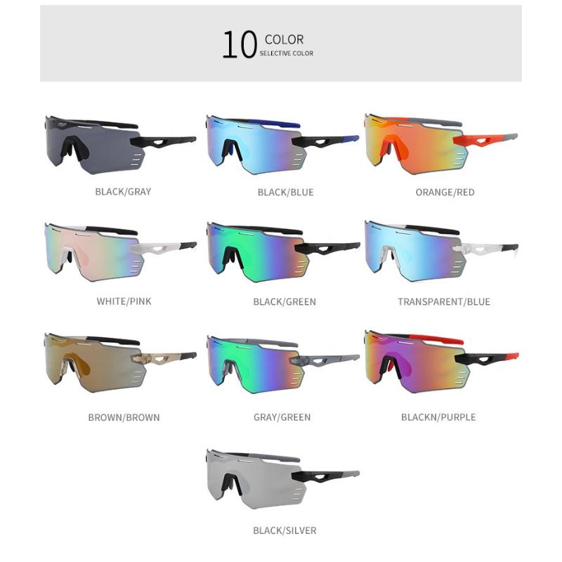 Polarisierte Sportsonnenbrille für Herren Damen Outdoor Ultraleicht UV400 Schutz Sonnenbrille für Radfahren Laufen Fahren Mountainbike Sonnenbrille