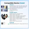 3 In 1 Wireless Charger Dual Type C Ports Fast Charging Station for Samsung S25 S24 S23 for Galaxy Watch 8 7 6 5 Pro 4 3 Buds 3