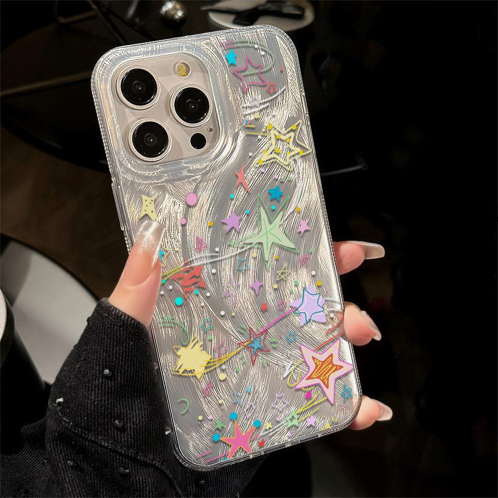 Feather Luster Phone Case for Samsung A53 A14 A33 A12 A32 S24 S23 Plus S20 S21 FE for iPhone 17 15 16 13 Pro 17 16 Pro Max Butterfly Bow Phone Case
