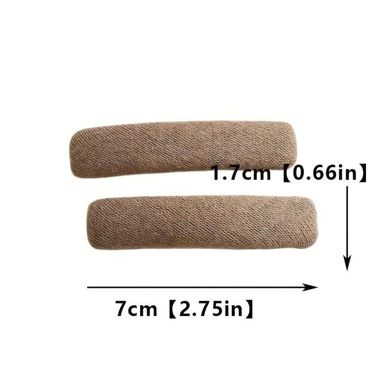 1 Pair Nordic Minimalist Velvet Hairpin with Vintage ,Suitable Daily Commuting,Romantic Dating, As A Temperament Headwear