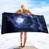 Beach Towel Moon Quick Dry Towel Sand Proof Beach Towels Super Absorbent for Travel Pool Swimming Bath Camping Yoga Gym Sports