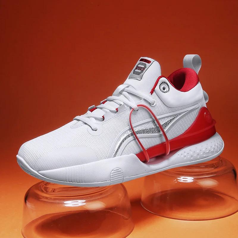 

Високі вуличні легкі протиковзкі кросівки 2025 Весна Нове чоловіче спортивне взуття Модне зручне дихаюче велике чоловіче взуття 45 45