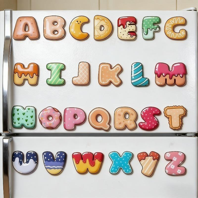 Mini Digital Teaching Aid Fridge Magnet Early Education Letter Magnetic Stickers Enlightenment Education Refrigerator Sticker