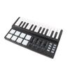 25 Key Ultra Portable USB MIDI Keyboard Controller with 8 Colorful Backlit Trigger Pads