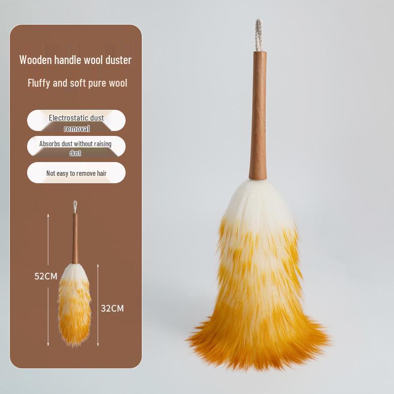 Electrostatic Wool Duster for Household Cleaning – Large Gap and Dust Removal Brush.