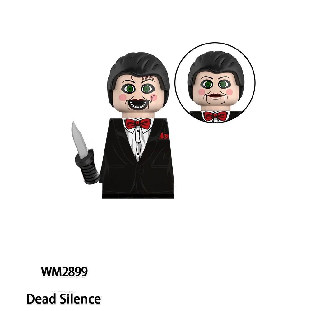 Horror Movie Action Figure Building Blocks Halloween Character M3gan Nun Ash Terrifier Action Figure Building Blocks Toys Gifts