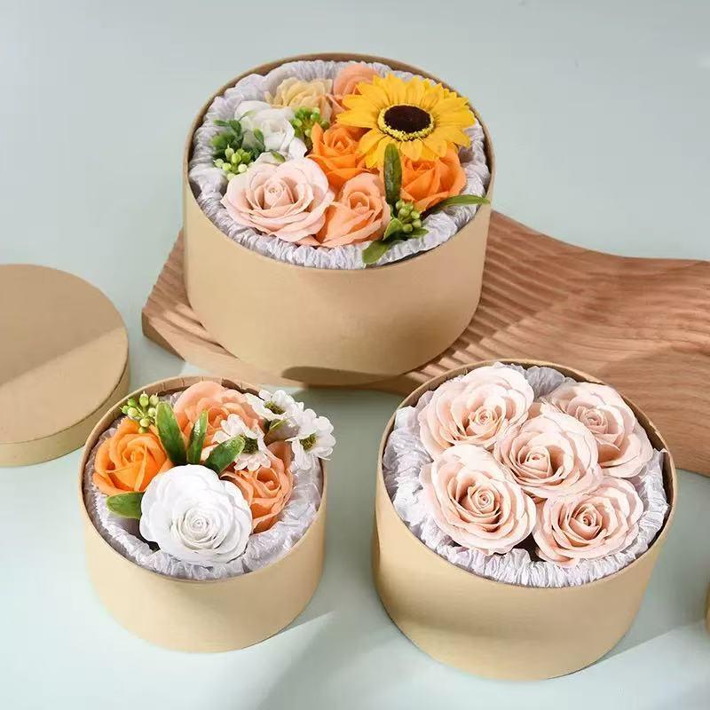 Handmade Kraft Paper Box for Candy, BJD Dolls, Gifts, and Desserts