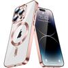iPhone 16 Pro Max Magnetic Compatible Phone Case Magsafe Clear [Never Yellow] Camera lens protective film ultra-thin shockproof TPU Protective case