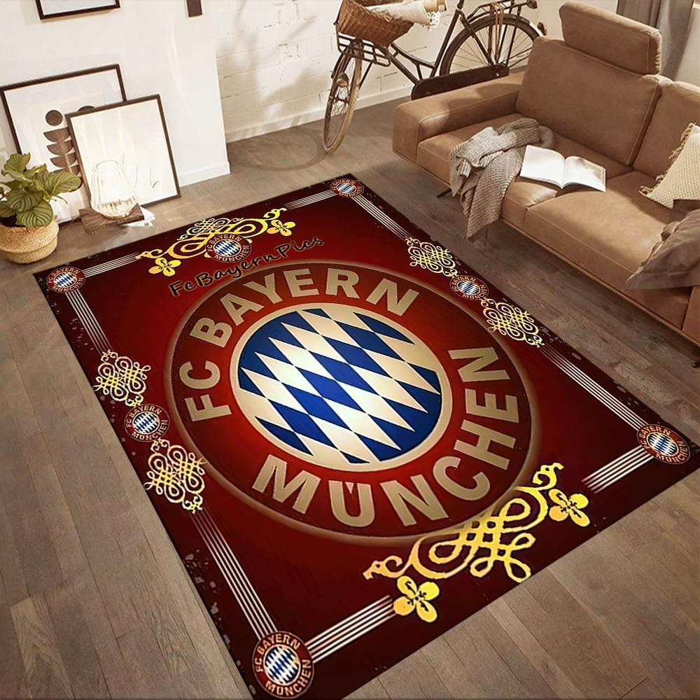 Bayern Munich Carpet Suitable for Foyer Living Rooms Playrooms Dormitory Antislip Carpet Decorate Offices Perfect Birthday/Christmas Gift Idea