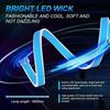 Dynamic meteor Led Car Hood Lights Strip Universal Engine Hood Guide Decorative Light Bar Auto Headlights Car Running Light