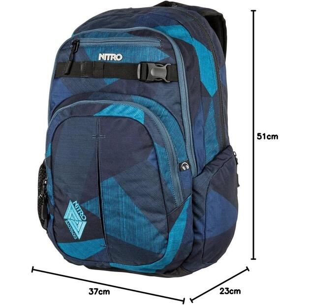 Рюкзак Nitro Chase fragments blue