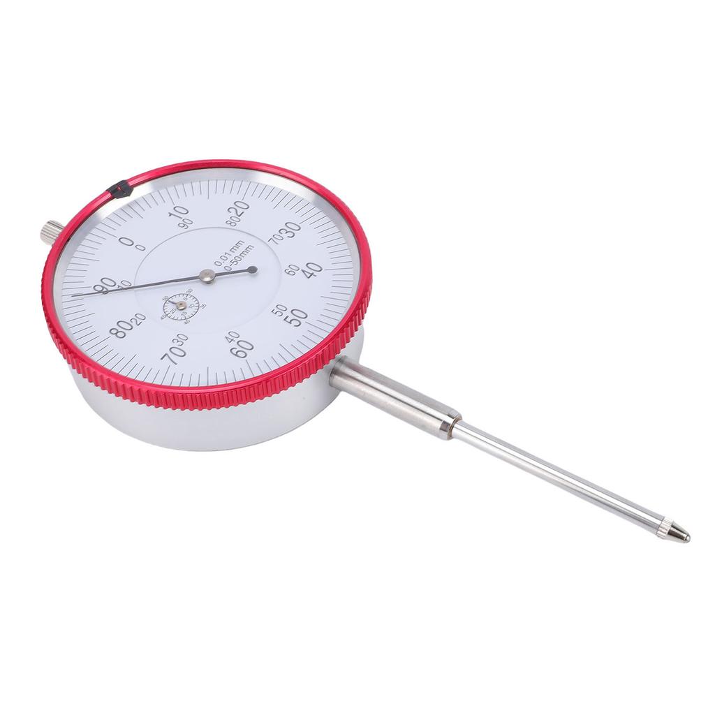 Dial Indicator Pointer Type Dial Test Indicator for Precise Instrument Measuring 0 50mm Range 0.01mm Accuracy