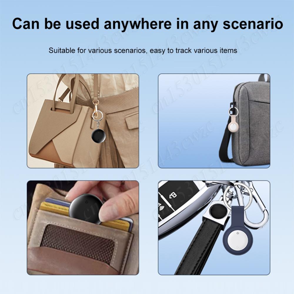 Bluetooth-compatible Item Finders IP67 Waterproof Anti-loss Device Replaceable Battery Cat Dog Locator Tracker for Apple Find My