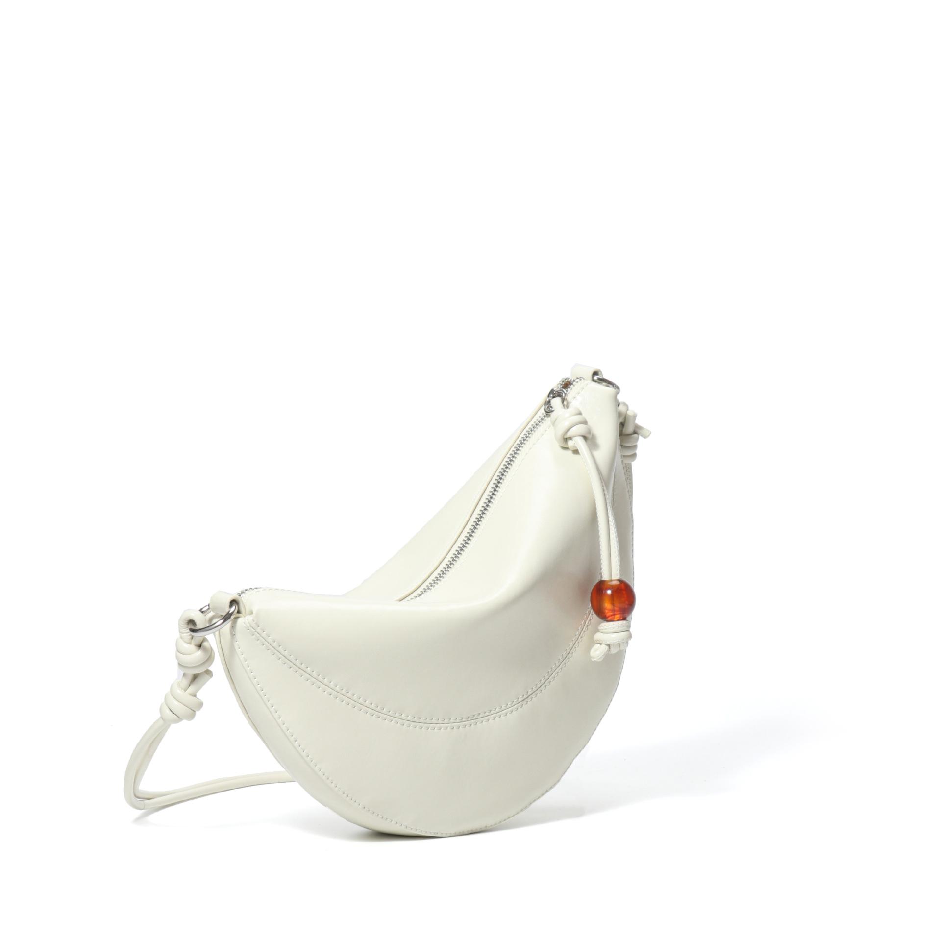 Bag Women s Premium Sense Versatile Niche Personality Large Capacity Women s Oblique Span Bag One Shoulder Underarm Bag бежевый