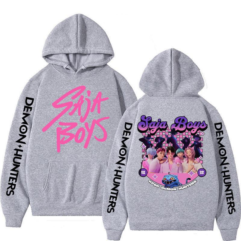 KPop Lovci démonů Saja Chlapecká mikina Harajuku Hip Hop Pulovr Top Pánská a dámská mikina Dárek