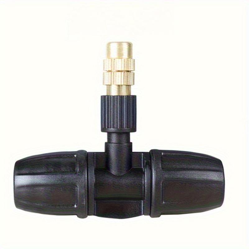 6PCS Sprayer Nozzles Irrigation Nozzle for 8/11 9/12 Water Hose Home Garden Irrigation Tee Misting Sprinkler for Lawns Plants Flower Vegetables
