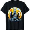 T-shirt Chat British Shorthair Hurlant à la Lune