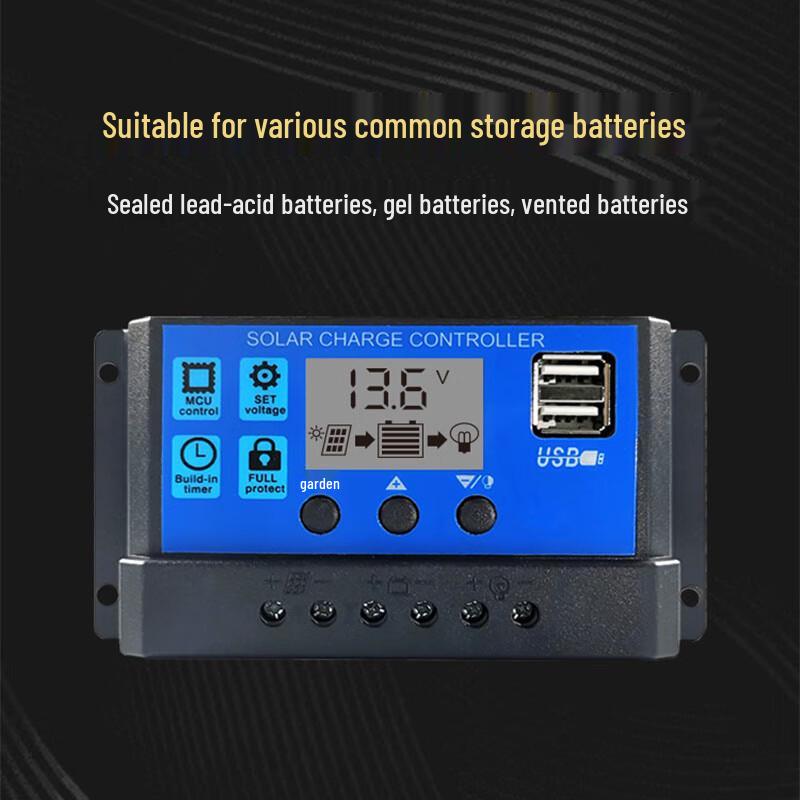 Xijun 12V/24V Automatic Solar Charge Controller