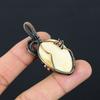 Natural Cameo Face Gemstone Handmade Copper Wire Wrap Pendant 1.97" B7m27