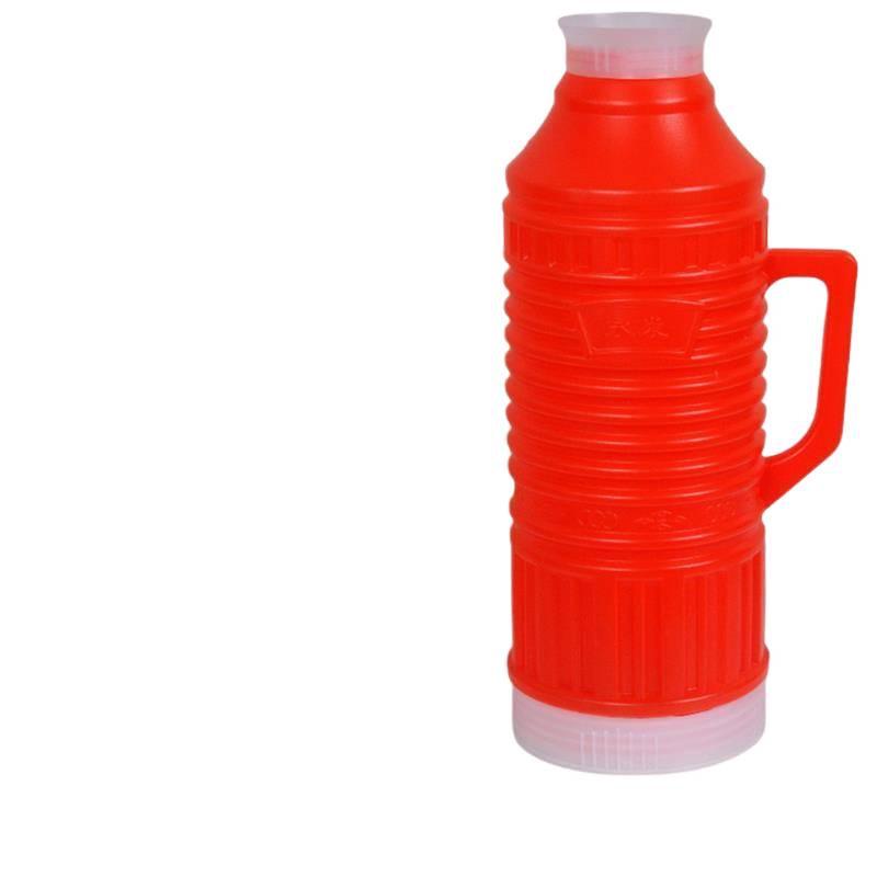 Large Capacity Insulated Thermos Flask with Traditional Design and Durable Plastic Shell, Ideal for Home and Dorm Use.