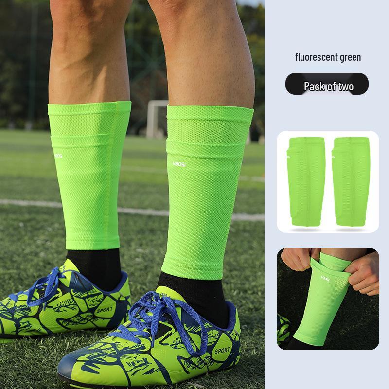VBOSI Non-Slip Breathable Football Shin Guard Socks for Outdoor Sports