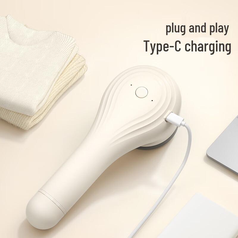 Portable 2-in-1 Rechargeable Fabric Shaver and Lint Remover