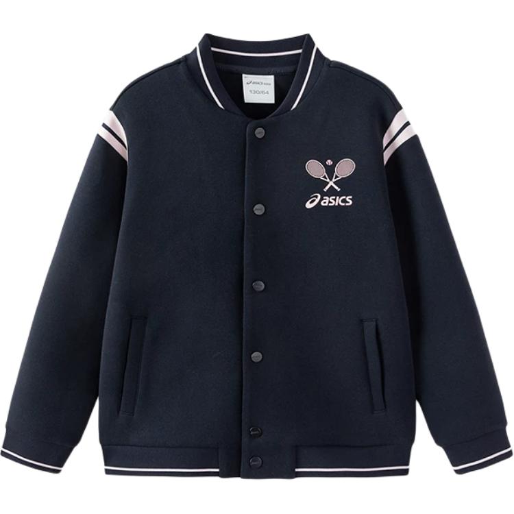 Asics Baseball Jacket Sports Performance Navy Blue Children Aged 3 7 Years Old 331251053037-50 120