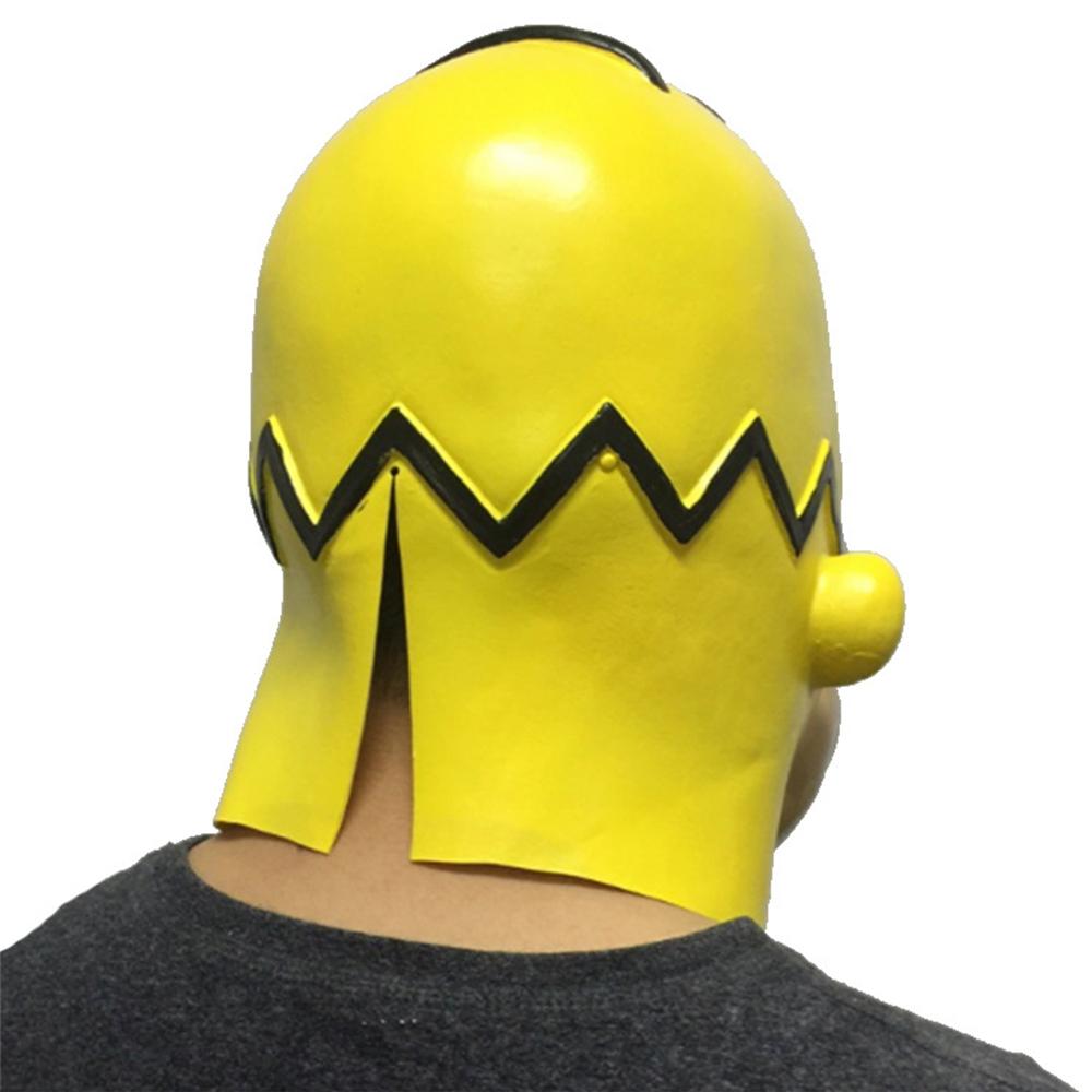 Simpsons Latexmaske für Cosplay Latex Maskenball Halloween Party Requisite