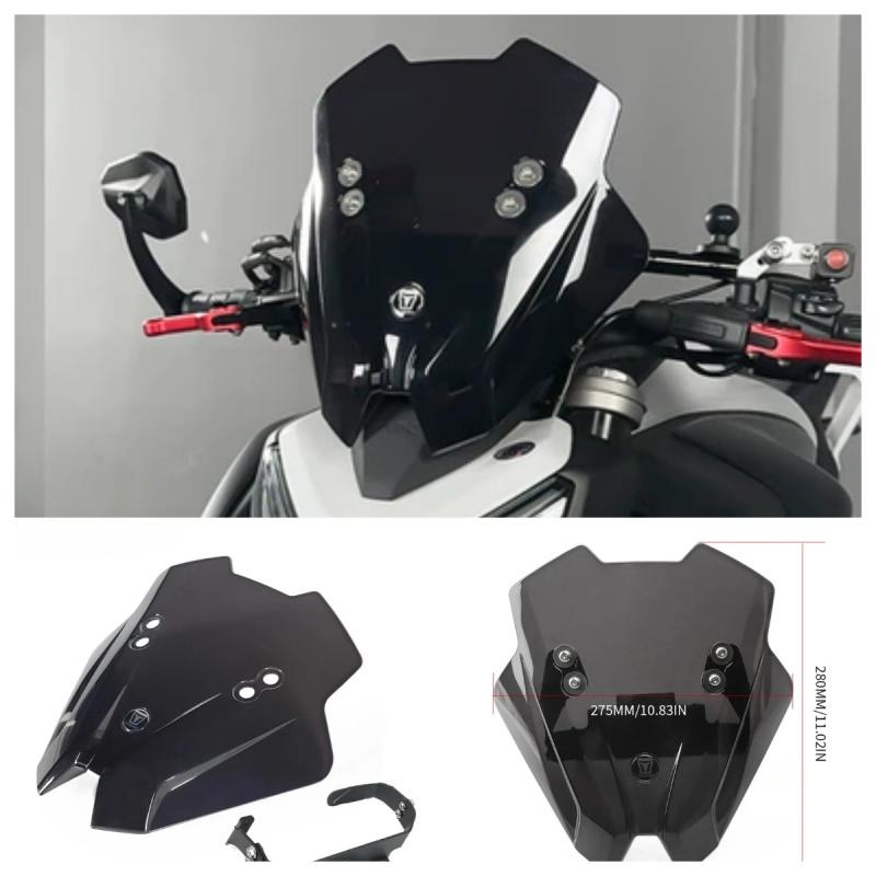 For CFMOTO 450NK Windscreen Windshield For CF-MOTO 450 NK  2024 Motorcycle Accessories Wind Shield Screen Wind Deflectors