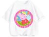 New Design Kids Tee Cute Cartoon Print Summer Casual Crew Neck Street Wear Peppa Pig Boys Girls 3 14