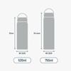 Tyeso Gradient Stainless Steel Insulated Water Bottle Portable Travel Mug for Men Women and Students Handheld Sports Water Cup