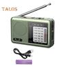 Tragbares Radio Robuste Konstruktion Benutzerfreundlich Kompaktes Design Kleines batteriebetriebenes wiederaufladbares FM/AM-Radio