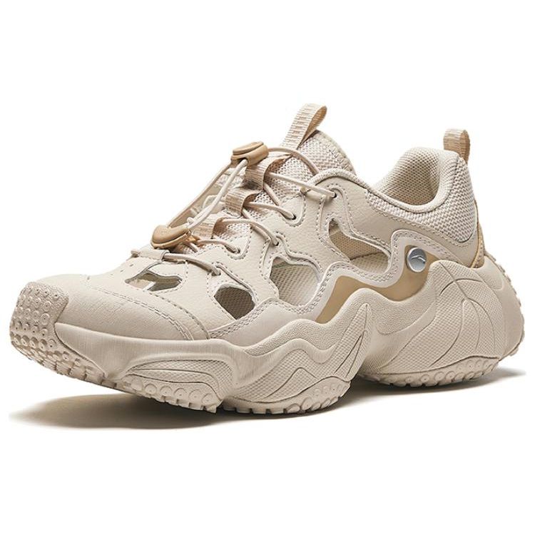 Anta Hailongji Non-Slip Wear-Resistant Sports Sandals Women Sandals Brown 922428503-1