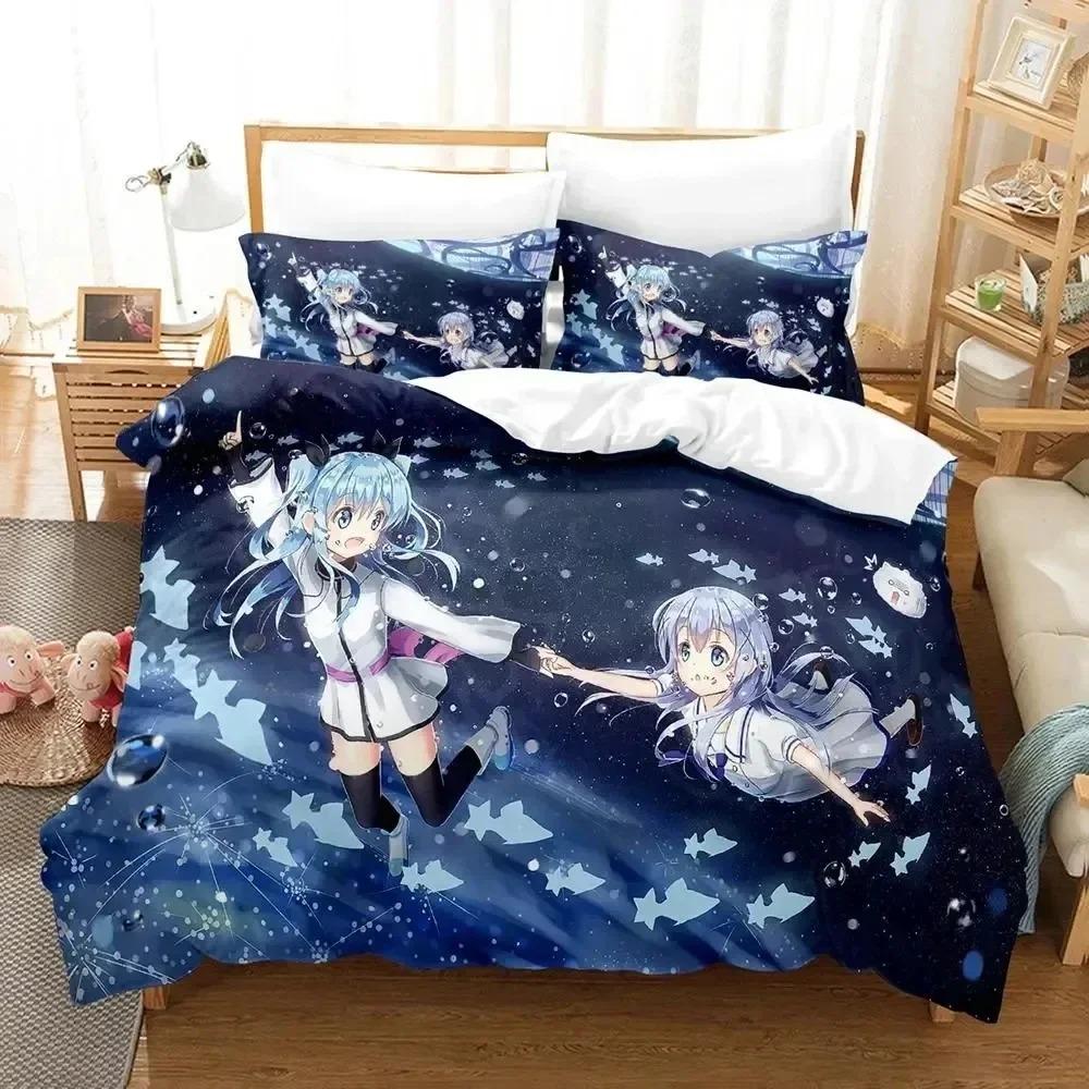 Anime Sora No Method Celestial Bedding Set 3D Printed Suitable For Bedroom Duvet Cover Set With Pillowcases Kids Home Textile