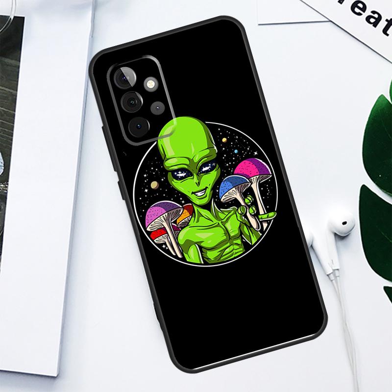 Space Alien Magic For Samsung Galaxy A13 A53 A33 A54 A34 A14 A55 A35 A15 A05 A06 A16 A22 A32 A52 Phone Case