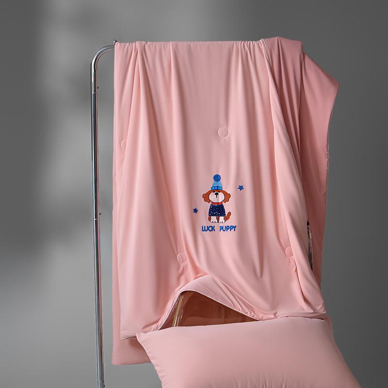 New Cool Feeling Summer Blanket Breathable Cooling Air Conditioner Quilt Silky Touch Bare-Sleeping Comforter Single Double Duvet