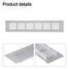 Air Vent Ventilation Grille Cupboard 1pcs 1x Aluminum Alloy Corrosion-resistant Grille Cover Shoe Cabinets Spare Parts
