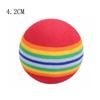 3 Stück /Set Bunte Haustier Katze Kätzchen Weicher Schaumstoff Regenbogen Spielbälle Lustige Aktivitätsspielzeuge