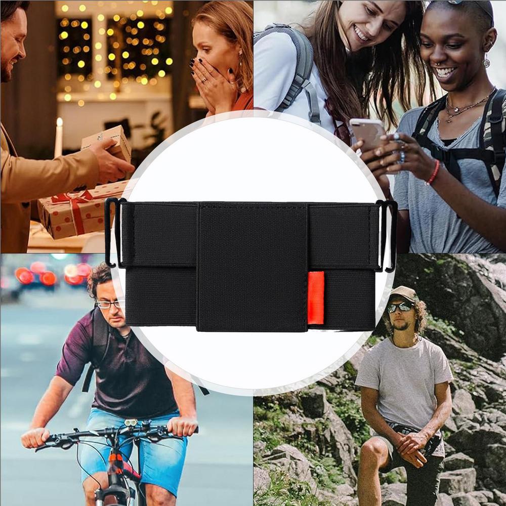 Men Phone Storage Waist Bag Men Elastic Phone Belt Pouch For Exercise Portable Phone Waist Pack Bag Phone Fanny Waist Pack For