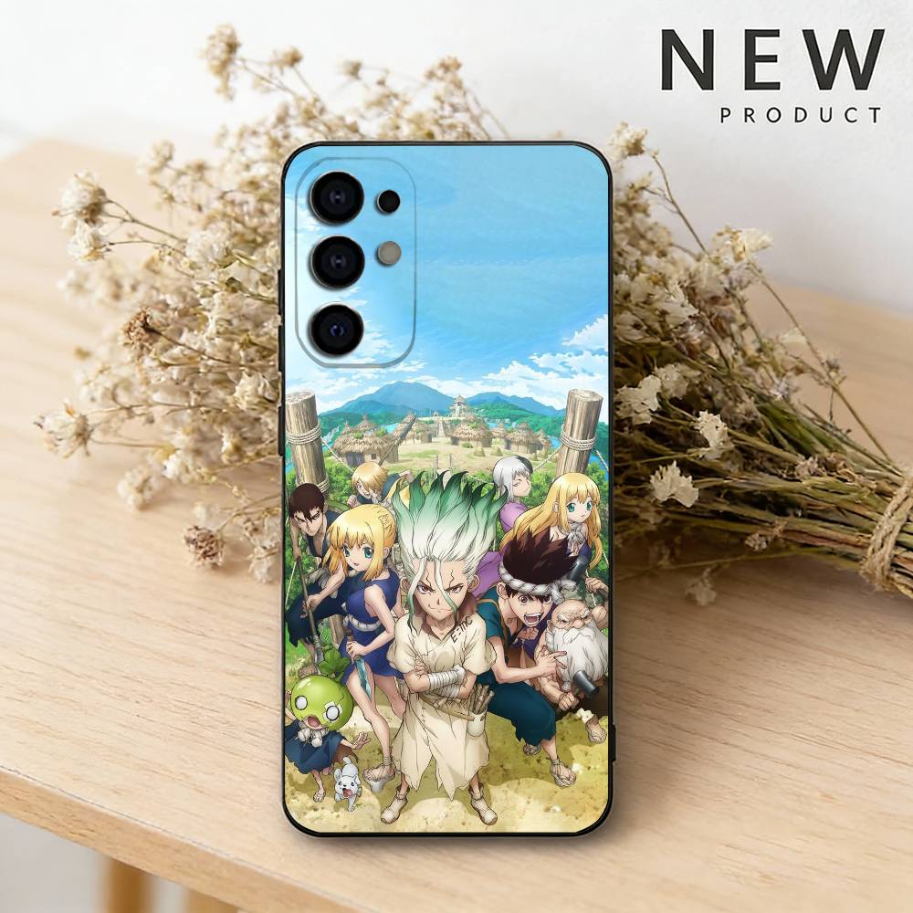 

Dr. S-Stone Phone Case For Samsung S26,25,24,23,22,30,21,10,9,Ultra,Plus,Lite Black Soft Case Samsung S24Plus