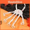 Halloween Dark Punk Vampire Skeleton Wristband With Skull Elements For Party Decoration