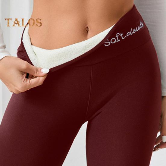 Women Leggings Elastic High Waist Embroidery Letter Print Yoga Pants Sporty Style Skinny Trousers Autumn Winter Bottoming Pants